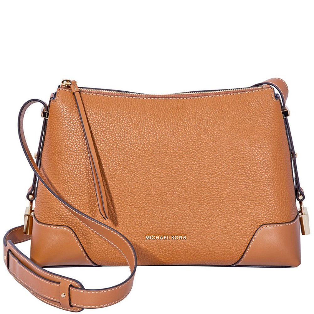 Michael Kors Crosby Medium Pebbled Leather Bag